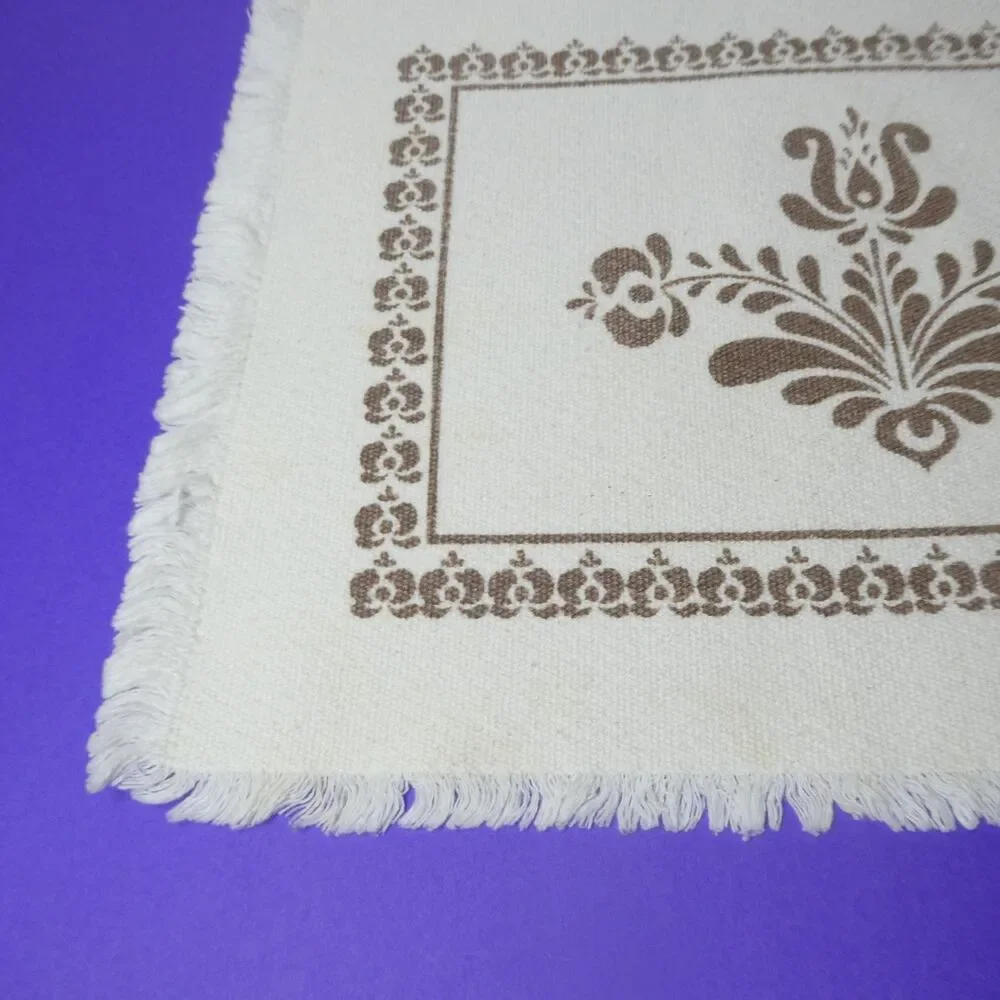 Pfaltzgraff Village Set of 8 Woven Cloth Placemats 12